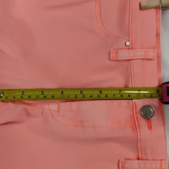 Blank NYC Peach Low Rise Flat Front Jeans 29 Dopamine Rainbow Casual Bohemian - Picture 6 of 13